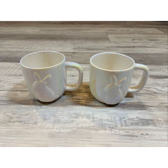 Target Bullseye White Iridescent Bunny Mug, Coffee Cup - Picture 1 of 7